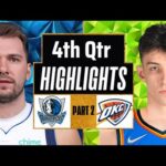 Dallas Mavericks vs Oklahoma City Thunder 4th QTR-PART 2 Highlight | Mar 14 |2024 NBA Regular Season