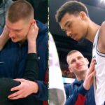 Nikola Jokic & Popovich Share a moment after the game ❤️