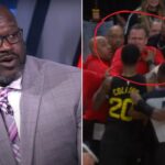 NBA Gametime reacts to John Collins is seen shoving Bulls assistant coach Chris Fleming