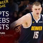 Nikola Jokic 31 pts 7 rebs 5 asts vs Spurs 23/24 season
