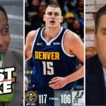 FIRST TAKE | Nuggets have been on a strong roll - Stephen A. on Nikola Jokic handling Spurs 117-106