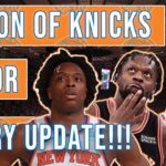 Major Injury Update for the New York Knicks | Julius Randle, OG Anunoby, And Mitchell Robinson!!!