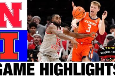 #13 Illinois vs Nebraska Highlights | NCAA Men's Basketball | 2024 College Basketball
