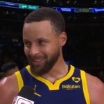 Stephen Curry talks LeBron & Warriors Win vs Lakers, Postgame Interview 🎤