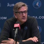 Timberwolves head coach Chris Finch spoke about Edwards' 30-point night in win over Jazz