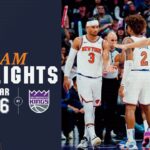 Knicks accelerate down the stretch, defeat Kings in Sacramento | March 16th, 2024