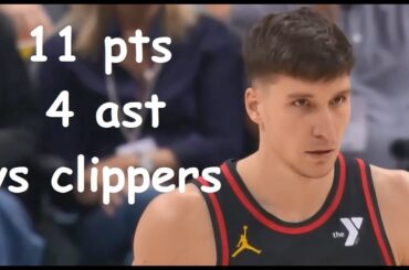 Bogdan Bogdanovic 11 Pts 4 Ast Atlanta Hawks vs LA Clippers HIGHLIGHTS
