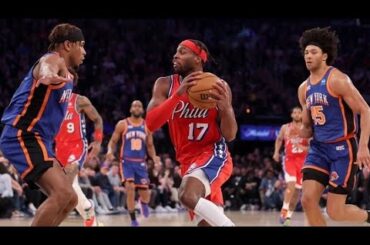 Philadelphia 76ers vs New York Knicks - Full Game Highlights | March 10, 2023-24 NBA Season