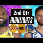 Los Angeles Lakers vs Golden State Warriors 2nd QTR - PART 2 Highlights | Mar 16 | 2024 NBA Season