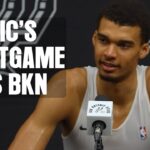 Victor Wembanyama's Postgame Interview vs Brooklyn Nets | 3.17.2024