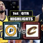 Indiana Pacers vs Cleveland Cavaliers 1st QTR HIGHLIGHTS | March 18 | 2024 NBA Season