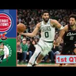 Boston Celtics vs Detroit Pistons Full Highlights 1st QTR - P1 | Mar 18 | NBA Season 2023-2024