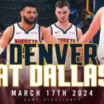 Denver Nuggets vs. Dallas Mavericks Full Game Highlights 🎥
