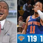 "Jalen Brunson is as good of a leader" - ESPN goes crazy Knicks beat Warriors 119-112; Curry 27 Pts