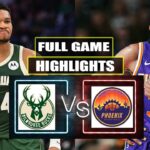 Milwaukee Bucks vs Phoenix Suns FULL GAME HIGHLIGHTS | March 17 | 2024 NBA Season