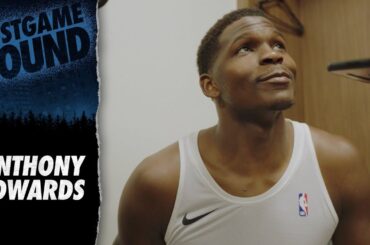 "That's Better Than The Toronto One." | Anthony Edwards Postgame Sound | 03.18.24