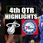 Philadelphia 76ers vs Miami Heat 4th QTR HIGHLIGHTS | March 18 | 2024 NBA Season
