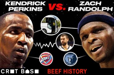 Kendrick Perkins and Zach Randolph beefed so hard on the court they almost fought off it