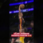 Cannot stop watching this #jalenjohnson #atlantahawks #nba #shorts #poster #dunk