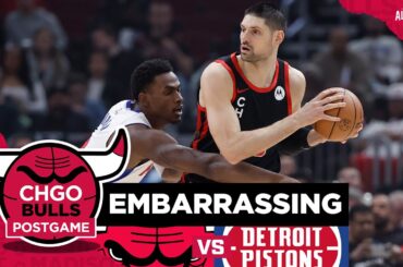 ROCK BOTTOM: DeMar DeRozan, Chicago Bulls embarrassed at home by Pistons | CHGO Bulls Podcast