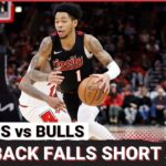 Trail Blazers Comeback Attempt Falls Short in Chicago + Scoot Henderson's Rookie Struggles