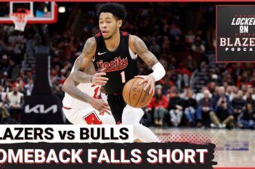 Trail Blazers Comeback Attempt Falls Short in Chicago + Scoot Henderson's Rookie Struggles