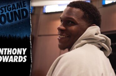 "I Think It Was A Good Game." | Anthony Edwards Postgame Sound | 03.19.24