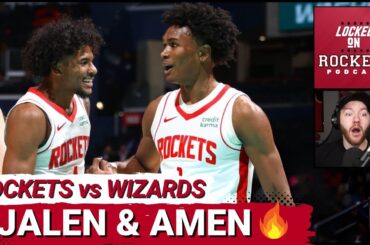 How Jalen Green & Amen Thompson Ignited Houston Rockets In Blowout Win Vs Washington Wizards