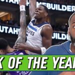 Draymond Green reacts to Anthony Edwards "baptizing" John Collins in dunk of the year