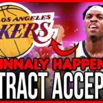 CONFIRMED NOW! LAKERS RELEASE BIG CONTRACT! TODAY'S LAKERS NEWS