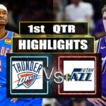 Oklahoma City Thunder vs Utah Jazz 1st QTR GAME HIGHLIGHTS | March 20 | 2024 NBA Season