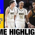 Appalachian State vs Wake Forest Highlights | NCAA Men's Basketball | 2024 College Basketball