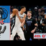 San Antonio Spurs vs Dallas Mavericks Full Highlights 4th QTR - P1 | Mar 19 | NBA Season 2023-2024