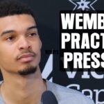Victor Wembanyama's Practice Press Conference | 3.21.2024