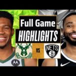 Milwaukee Bucks vs Brooklyn Nets Full Game Highlights | Mar 21 | 2024 NBA Regular Season