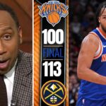 "Nikola Jokic OWNS Jalen Brunson" - ESPN is "angry" Knicks were blown away by Nuggets 113-100