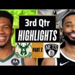 Milwaukee Bucks vs Brooklyn Nets 3rd QTR-PART 2 Highlights | Mar 21 |2024 NBA Regular Season