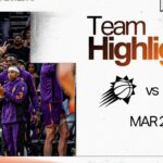 Six players score in double figures in the Phoenix Suns 128-115 win over the Atlanta Hawks.