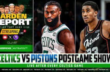 LIVE: Celtics vs Pistons Postgame Show | Garden Report