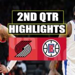 Portland Trail Blazers vs Los Angeles Clippers 2ND QTR HIGHLIGHTS | March 22 | 2024 NBA Season