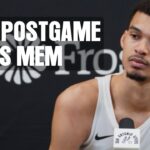 Victor Wembanyama Postgame Press Conference vs Memphis Grizzlies | 3.22.2024