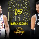 San Antonio Spurs vs Phoenix Suns Full Game Highlights | March 23, 2024 | FreeDawkins