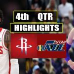 Utah Jazz vs Houston Rockets 4th QTR  GAME HIGHLIGHTS | March 23 | 2024 NBA Season