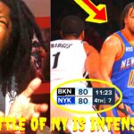 KNICKS VS NETS REACTION 2024 BROOKLYN NETS VS NEW YORK KNICKS HIGHLIGHTS REACTION 2024