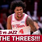 Jalen Green & Fred VanVleet Combine For 75 Points As Houston Rockets COOK Utah Jazz With Threes