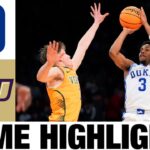 #4 Duke vs James Madison Highlights | 2024 NCAA Men's Basketball Championship | College Basketball