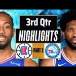 LA Clippers vs Philadelphia 76ers 3rd QTR - PART 2 Highlights | Mar 24 |2024 NBA Regular Season