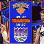 New York Knicks VS Sacramento Kings Live Play-By-Play Watch-Along Commentary II Anunoby Returns
