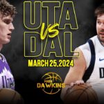 Dallas Mavericks vs Utah Jazz  Full Game Highlights | March 25, 2024 | FreeDawkins