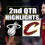 Miami Heat vs Cleveland Cavaliers 2nd QTR HIGHLIGHTS | March 24 | 2024 NBA Season